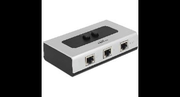 DeLOCK Switch RJ45 10/100/1000 Mbps 2 port