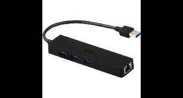 i-tec 3-Port USB 3.0 Slim + Gigabit LAN usb-hub