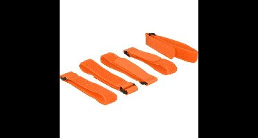 DeLOCK Kabelbinders met klittenband, 5 stuks