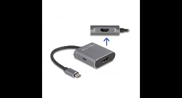 DeLOCK USB-C (DP Alt Mode) naar 2x HDMI splitter MST