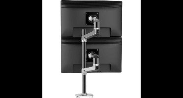 Ergotron LX Dual Stacking monitorarm met hoog statief