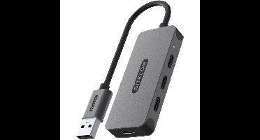 Sitecom USB-A naar 4x USB-C usb-hub