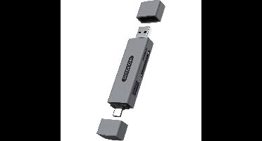 Sitecom USB-A + USB-C Stick kaartlezer met USB