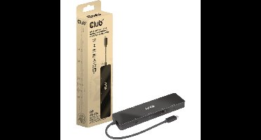 Club 3D USB-C 3.2 Gen2 6-in-1 Dual displays Portable dock dockingstation