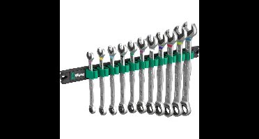 Wera 9630 Magneetstrip 6000 Joker 1 steek-ringratelsleutelset moersleutel