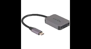 DeLOCK USB-C kaartlezer voor SD of micro SD geheugenkaarten