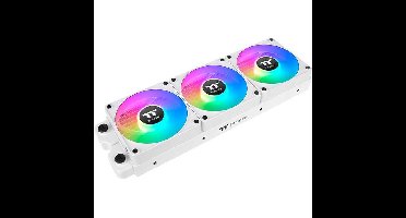 Thermaltake CT140 EX Reverse ARGB Sync PC Cooling Fan - White (3-Fan Pack) case fan