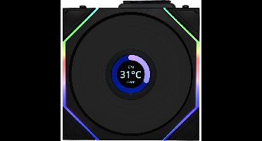 Lian Li UNI FAN TL 120 LCD Wireless Reverse Blade case fan