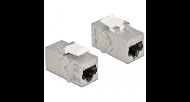 DeLOCK Keystone Module RJ45 jack to RJ45 jack Cat.6A