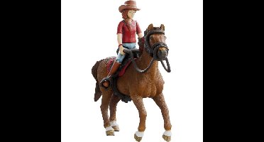 Schleich Horse Club - Hannah & Cayenne speelfiguur