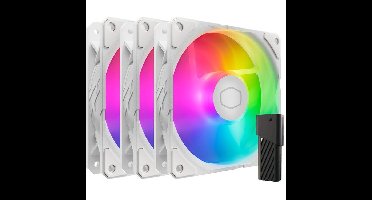 Cooler Master SickleFlow Edge 120 ARGB White Edition Fan Kit case fan