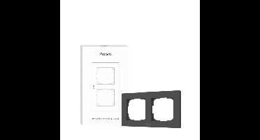 Aqara Switch Frame H2 EU 2-gang afdekking