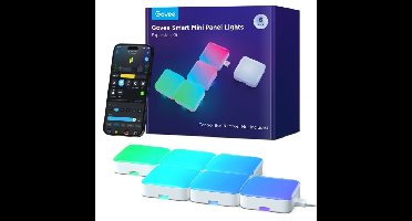 Govee Smart Mini Panel Lights Expansion Kit - 6-pack verlichting