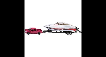 SIKU Super - Ford F150 met motorboot modelvoertuig