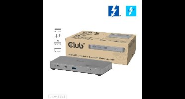 Club 3D 5-1 Thunderbolt 5 Hub Triple video dockingstation