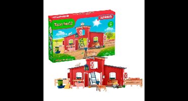 Schleich Farm World - Grote stal speelset