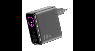 Sitecom 70W GaN Power Delivery oplader met led-scherm