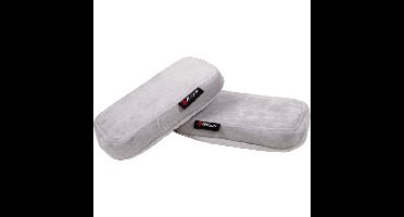Arozzi Memory Foam Armrest Pads Grey polssteun