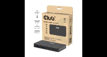 Club 3D CSV-2512 KVM Switch Dual USB-C naar HDMI kvm-switch
