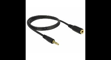 DeLOCK 3,5 mm 5-pin (male) naar 3,5 mm 5-pin (female) kabel