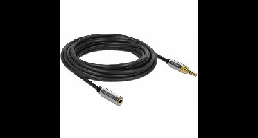 DeLOCK Stereo Jack 3,5 mm 3-Pin male > female verlengkabel