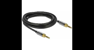 DeLOCK Stereokabel 3,5 mm 3 Pin-stekker > 3,5 mm 3 Pin-stekker