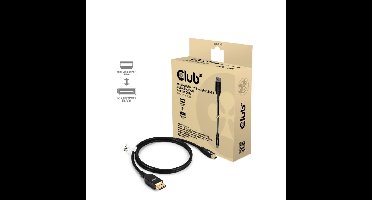 Club 3D MiniDisplayPort naar DisplayPort DP80 bidirectioneel adapter