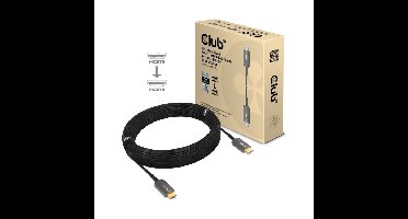 Club 3D Ultra High Speed AOC HDMI 2.1 gecertificeerde unidirectioneel kabel male-male