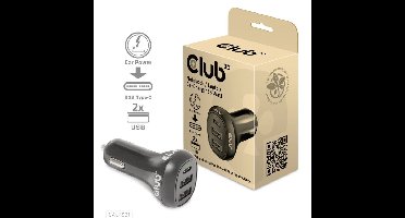 Club 3D Notebook / Laptop autolader 36 Watt oplader