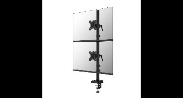 Neomounts DS60-600BL2V Monitorarm voor twee schermen 10-32"