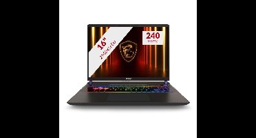MSI Vector 16 HX AI A2XWHG-674NL 16'' gaming laptop