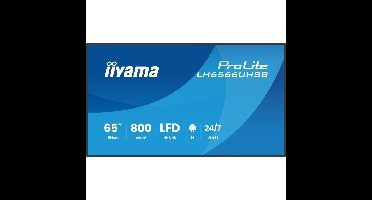 iiyama ProLite LH6566UHSB-B1AG public display