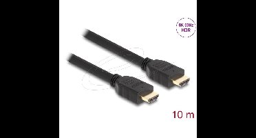 DeLOCK High Speed HDMI Cable 48 Gbps 8K 60 Hz, 10 meter kabel