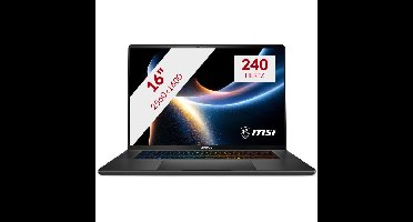 MSI Stealth 16 AI+ B3WF-046NL 16'' Copilotplus gaming laptop
