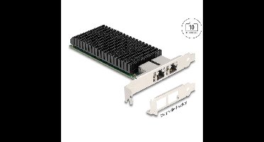 DeLOCK PCI Express x8 Network Card 10 Gigabit LAN 2 x RJ45 X540 netwerkadapter