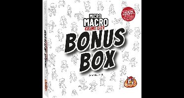 White Goblin Games MicroMacro: Crime City - Bonus Box Bordspel