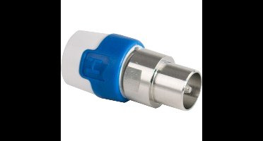 rechte IEC plug KOS 5 met hoge afscherming