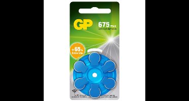 Hearing Aid Battery 675/PR44 - 6-pack hoortoestelbatterijen
