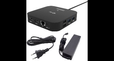 USB-C Dual HDMI Docking Station with Power Delivery 100 W + Universal Charger 100W