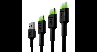 KABGCSET01 USB-kabel 2 m USB A USB C Zwart