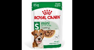 48x Royal Canin Mini Ageing 12+ Hondenvoer Nat 85 gr