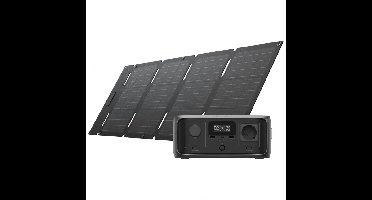 EcoFlow RIVER 3 UPS + 45W opvouwbaar zonnepaneel met USB-C
