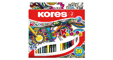Kores - Mandelas - Triangular 50 Coloring Pencils (93350)
