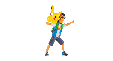 Pokemon - Battle Feature Figure - Ash & Pikachu W10 (PKW2473)