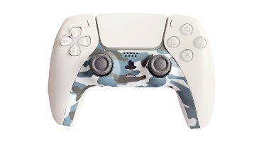 Piranha PS5 Controller Skins - Camo Blue