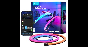 Govee Neon Gaming Tafelverlichting (3m) – Slimme RGBIC LED-strip