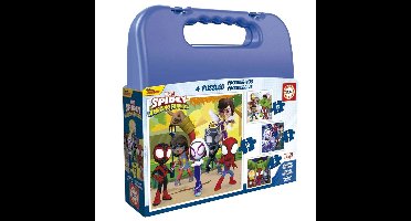 Educa - Puzzle -6-9-12-16 Spidey & His Amazing Friends (80-19580)