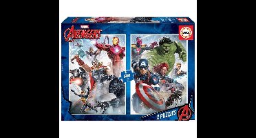 Puzzle - 2x500 Pieces - Avengers (80-17994)