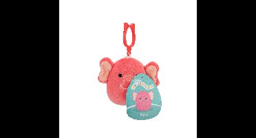 Squishmallows - 9 cm P22 Clip On - Kyla Pink Elephant