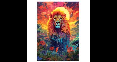 Educa - 500 pcs, Majestic Lion Stare (80-20261)